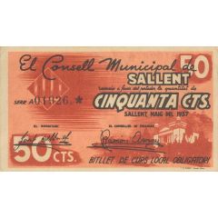 50 Céntimos Sallent