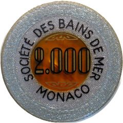 2000 francs - Casino de Monte-Carlo