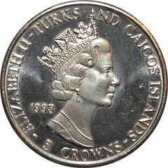 5 Crowns - Elizabeth II Apollo 11 - Lunar landing