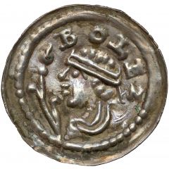 Denier Bracteate - Bolesław Mieszkowic or Leszek of Masovia Kruszwica or Inowrocław or Płock mint