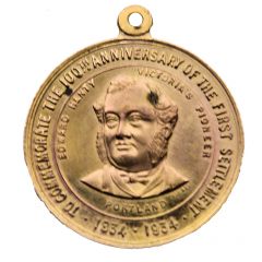 Medal - 100 Year Anniversary of First Settlement - Portland Historical Medal