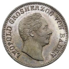 1 Kreuzer - Leopold I Charles Frederick`s statue - Silver pattern strike