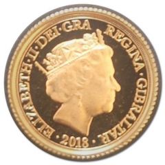 1/4 Sovereign - Elizabeth II Saint George and the Dragon