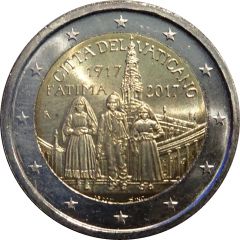 2 Euros - Franciscus Fatima apparitions