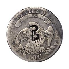 50 Centavos Countermarked