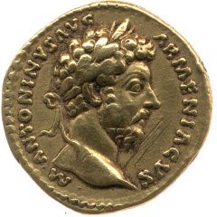 Aureus - Marcus Aurelius P M TR P XIX IMP II COS III, Felicitas