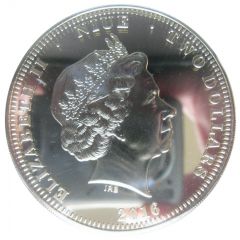 2 Dollars - Elizabeth II Queen`s 90th Birthday