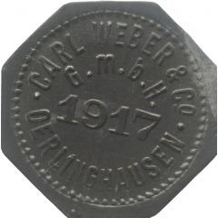 2 Pfennig - Oerlinghausen Carl Weber and C° G.m.b.H.