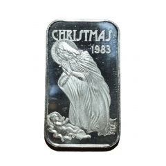 1 Oz Silver - Madison Mint Christmas 1983