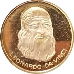 Token - TWA Milestones in Manned Flight Leonardo Da Vinci