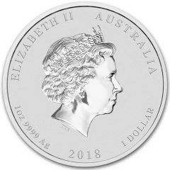 1 Dollar - Elizabeth II 4th Portrait - Dragon and Tiger