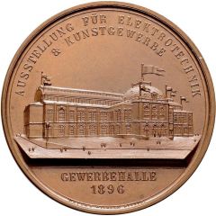 Medal - Exhibition for electrical engineering and applied arts in Stuttgart