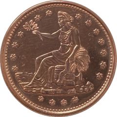 1 oz Copper Trade Dollar
