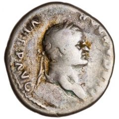 Denarius - Vespasian PONTIF MAXIM