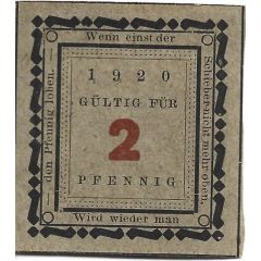 2 Pfennig Sparkasse