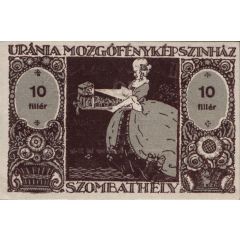10 Fillér Uránia Mozgófényképszínház, Szombathely