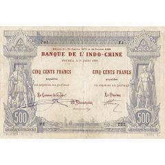 500 Francs With Decree