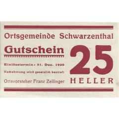 25 Heller Schwarzenthal