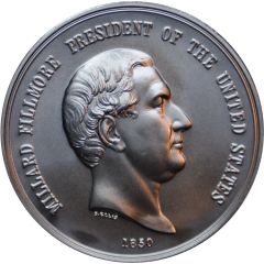 Medal - Peace and Friendship Millard Fillmore Presidential