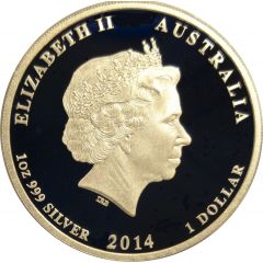 1 Dollar - Elizabeth II 4th Portrait - Submarine Service