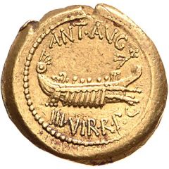 Aureus - Mark Antony ANT·AVG III·VIR·R·P·C / LEG XIV