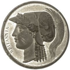 Medal - George III Visit of the Allied Sovereigns, white metal