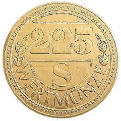 225 Schilling Wertmünze