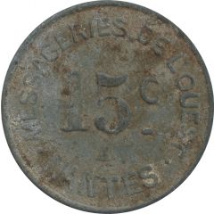15 Centimes - Messageries de l`Ouest Nantes