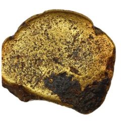 Gold Plated ¼ Stater Caesar`s Trophy / Tree Triangle Contemporary Counterfeit