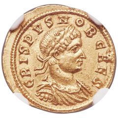 11/2 Scripulum - Crispus PRINCIPI IVVENTVTIS, Ticinum