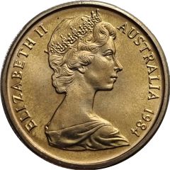 1 Dollar - Elizabeth II 2nd Portrait - Mob of Roos