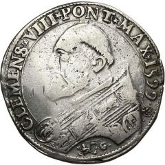 Piastre - Clement VIII Octave of Acquaviva Legate