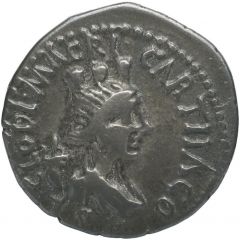 Denarius SICILIA, Carthage and Medusa