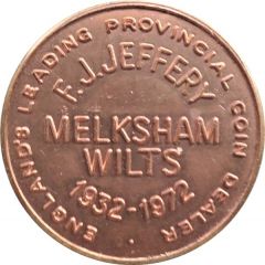 Halfpenny - F. J. Jeffery Melksham Wilts.