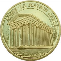 Jeton touristique - Souvenirs et Patrimoine - Nîmes - La Maison Carrée