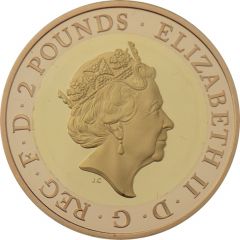 2 Pounds - Elizabeth II The Army, Gold Proof