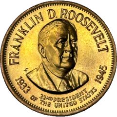 Token - Presidential Hall of Fame Franklin D. Roosevelt