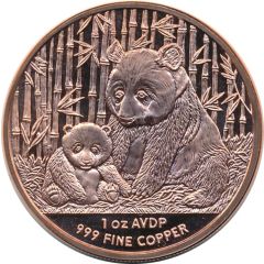 1 oz Copper Panda