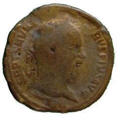 Sestertius - Septimius Severus and Caracalla P M TR P XVII COS III P P S C, Pietas and Concordia