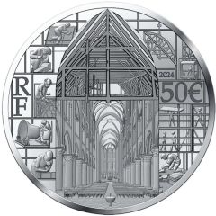 50 Euros Notre-Dame de Paris, silver