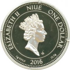 1 Dollar - Elizabeth II Aureus Moneta Juno
