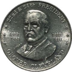 Token - Shell's Mr. President Coin Game Grover Cleveland
