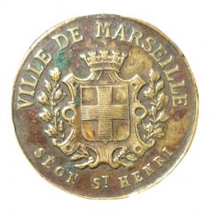 Medal - Marseille 50è anniversaire de la société musicale Ste-Cécile