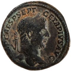 Sestertius - Geta and Caracalla PONTIF TR P II COS II S C