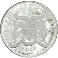 1000 Francs CFA Sailing Ship - Preussen