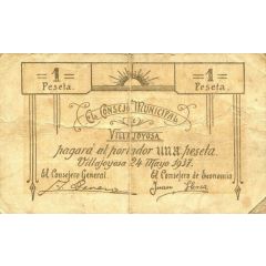 1 Peseta Villajoyosa
