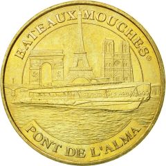 Monnaie de Paris Tourist Token - Bateaux-Mouches Pont de l`Alma