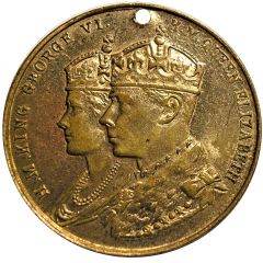 Medal - George VI and Elizabeth Borough of Beverley