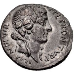 Denarius - Augustus AVGVSTVS CAESAR, Liber