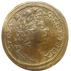 Rechenpfennig - Louis XV Wolf Hieronymus Hoffmann
